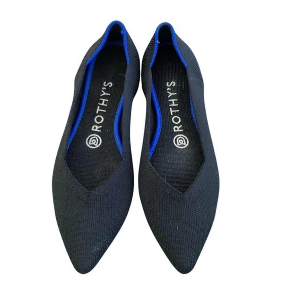 Rothy's Women's Black Flats size 6.5W